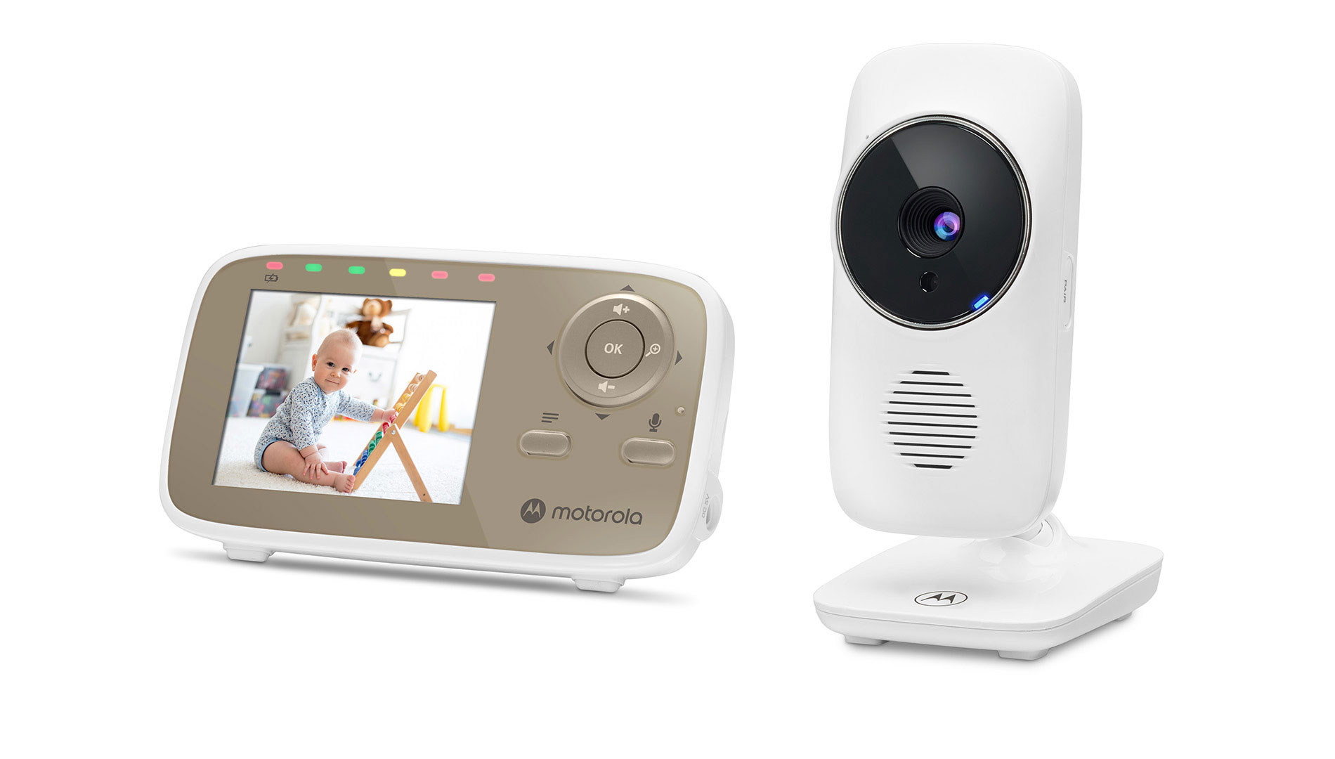 VM483 2.8 inch Video Baby Monitor - right side - Product image