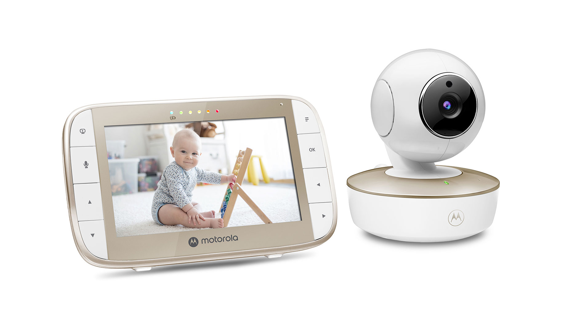 VM50g Video Baby Monitor - 5" screen 2 way talk with room temp monitor - Product image