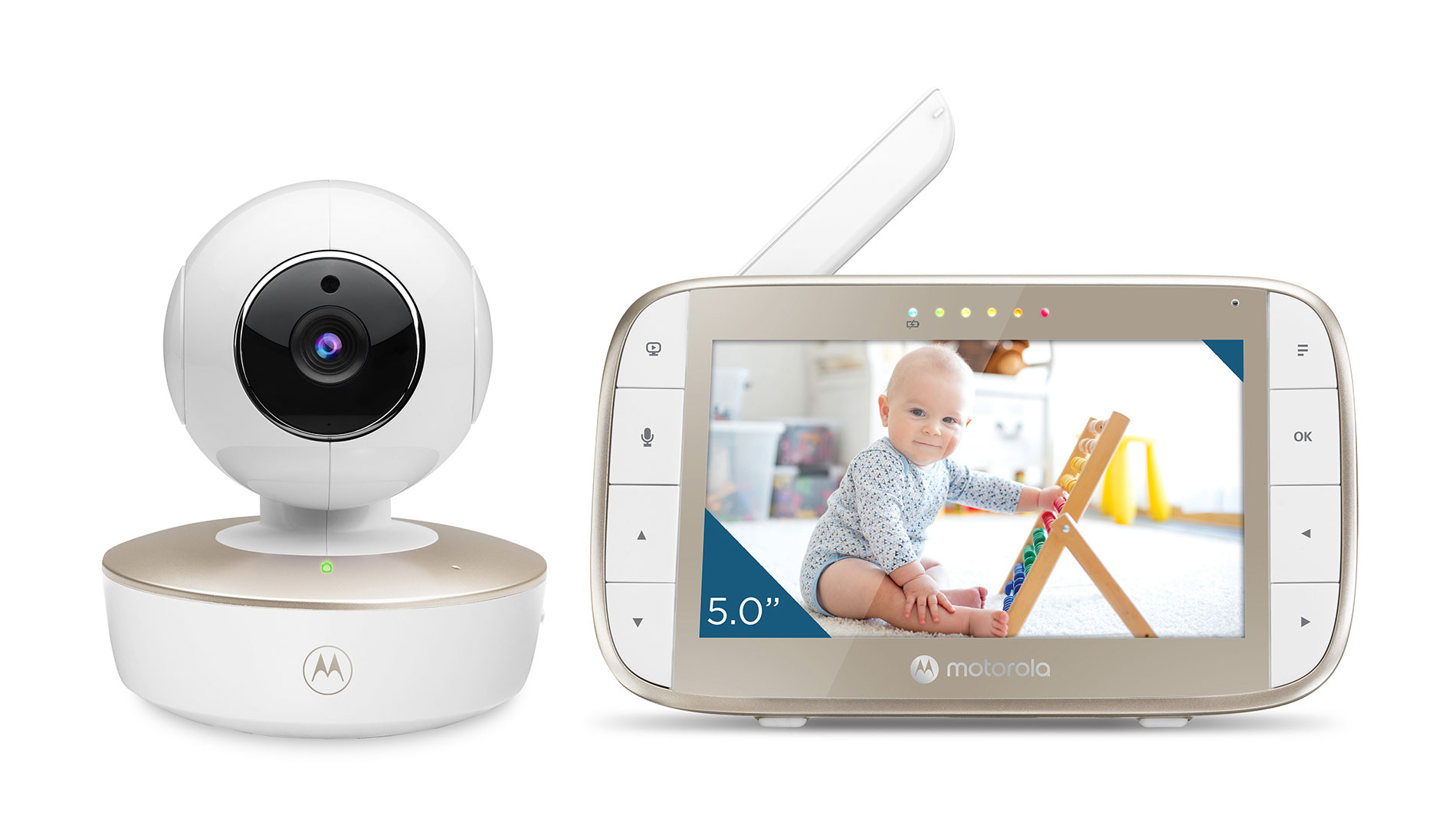 VM50g Video Baby Monitor - 5" screen 2 way talk with room temp monitor - Product image