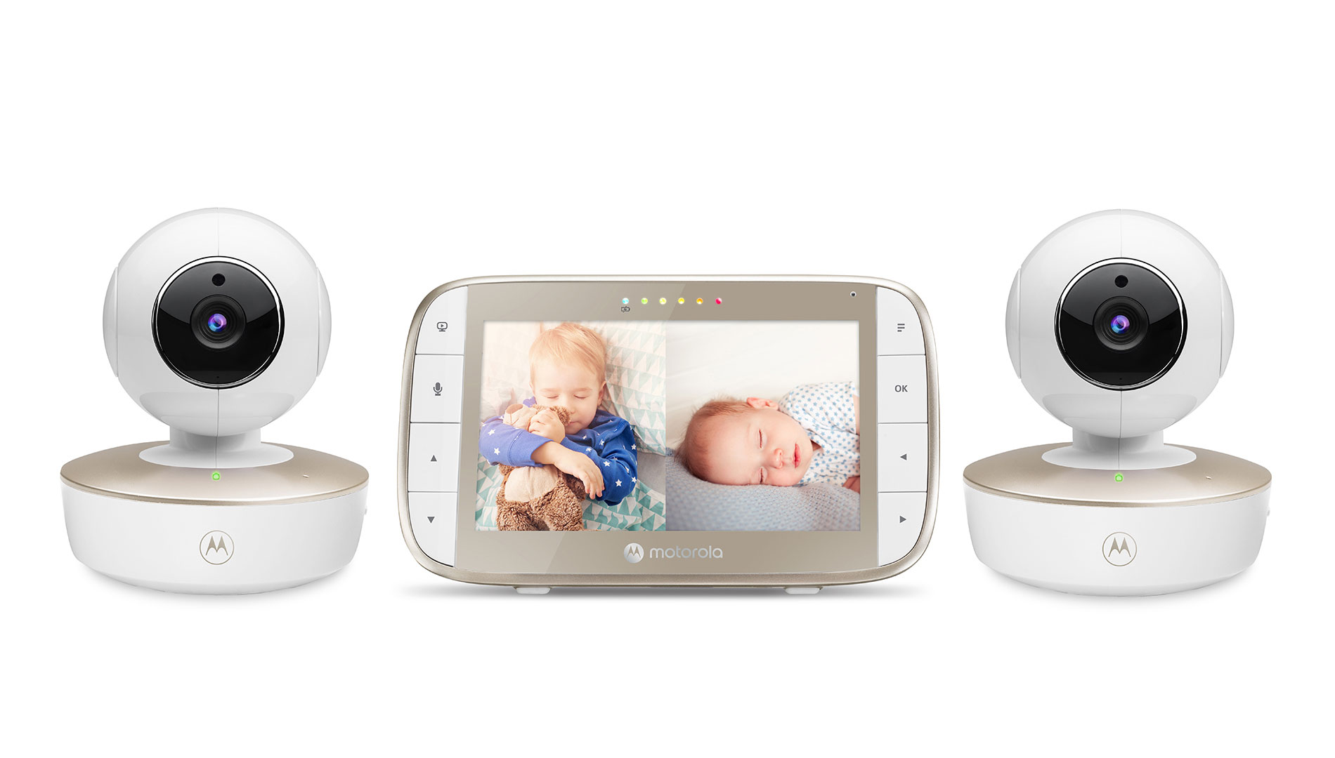 VM50g-2 Video Baby Monitor - 2 camera 5" Split screen monitor - Product image