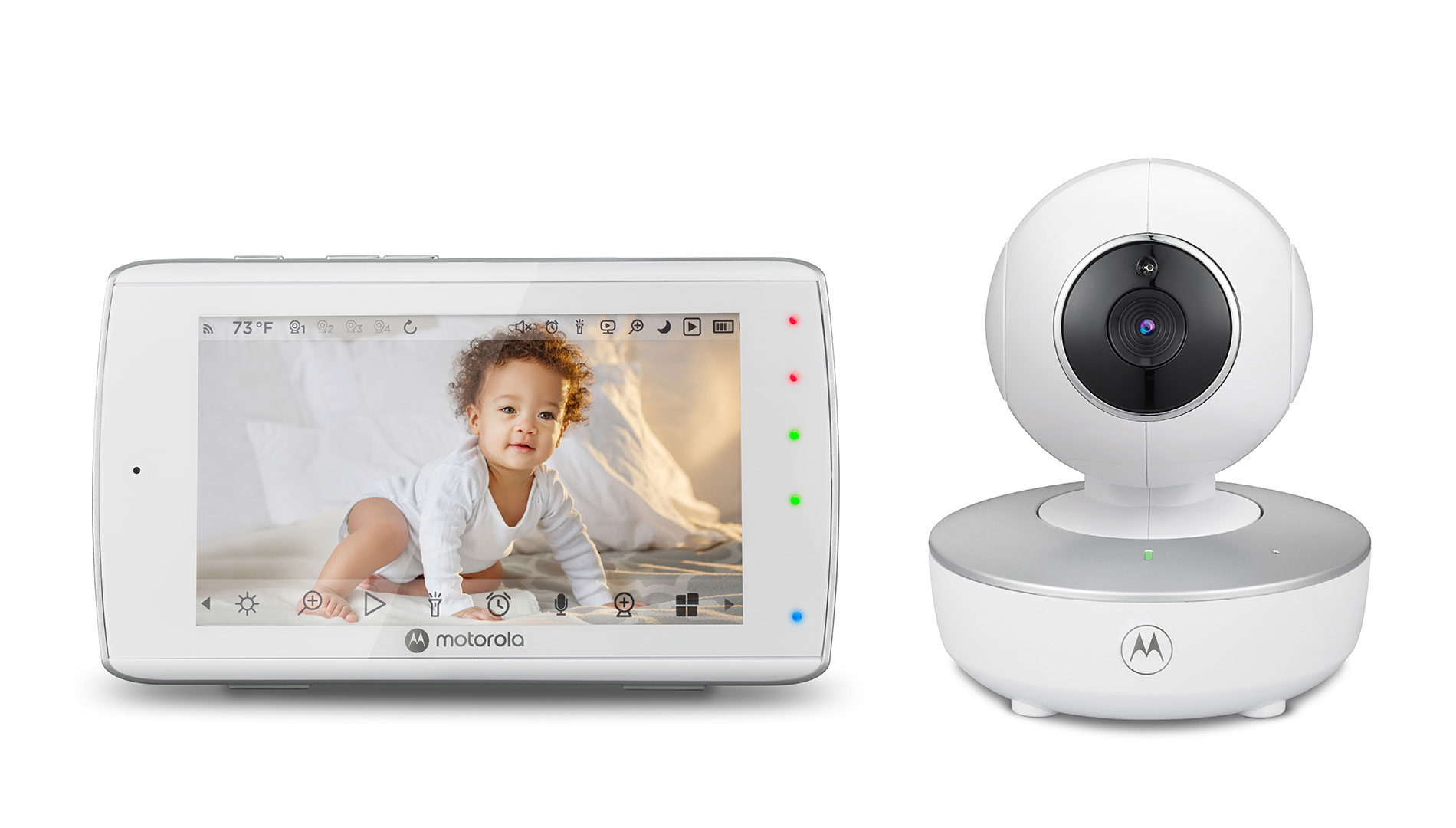 Motorola Nursery  VM 64-2connected baby monitor 2 camera set