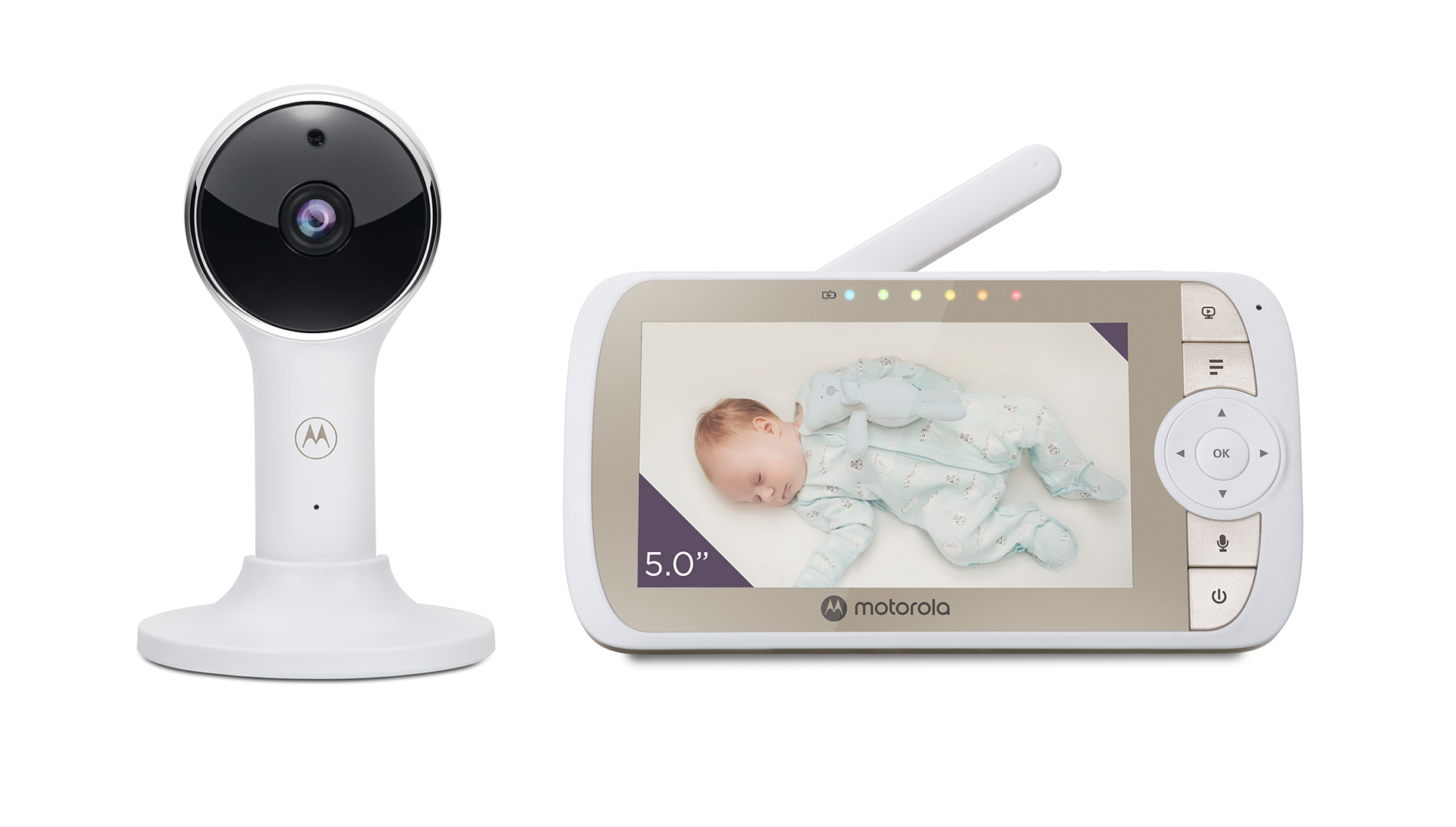 VM65X CONNECT 5.0 inch Full HD Wi-Fi® Video Baby Monitor with Crib Mount - Product image